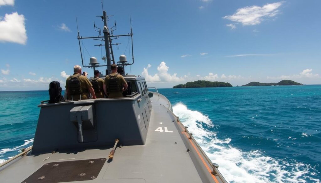 kegiatan patroli laut